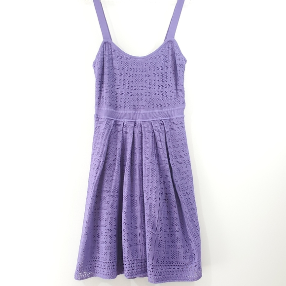 Tibi Dresses & Skirts - Tibi Womens knit purple sleeveless dress